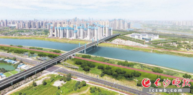长沙高铁新城将再添一座跨浏阳河大桥 全长约1.4公里