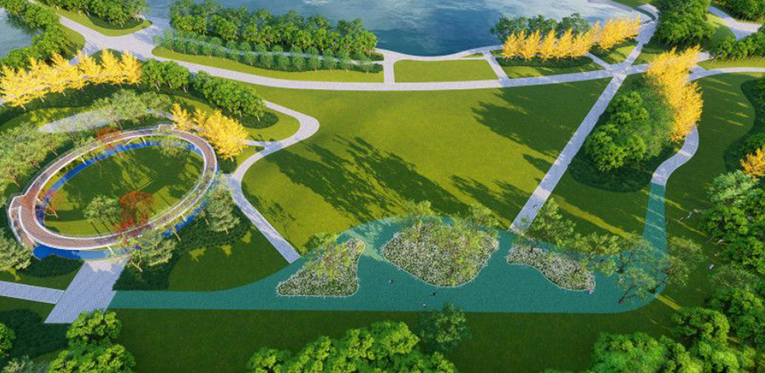 湖南烈士公园东门区域启动提质改造：72亩地民族剧院区域将打造成阳光大草坪