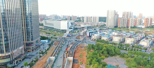 长沙先锋路由4车道扩建为8至10车道 预计9月底全线具备通车条件