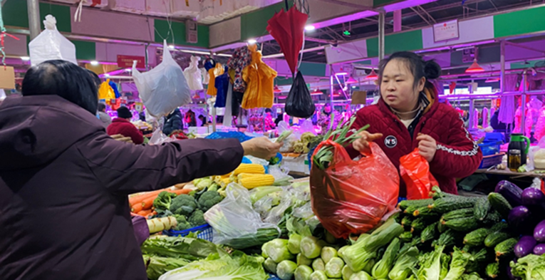 春节期间，湖南蔬果、水产品等价格稳中有涨