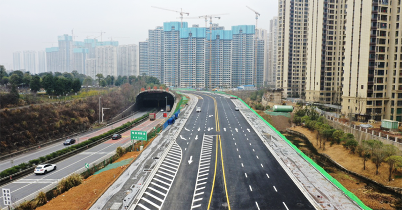 梅浦联络线全速建设 建成通车后将有效缓解西二环通行压力