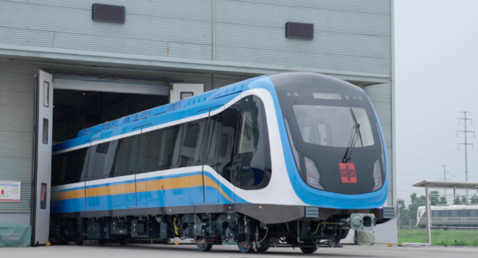 中国标准地铁时速120公里B型车下线 中车首个智慧城轨示范线项目落地