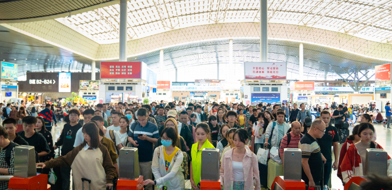 一天634列！长沙南站创建站以来最高开行趟数