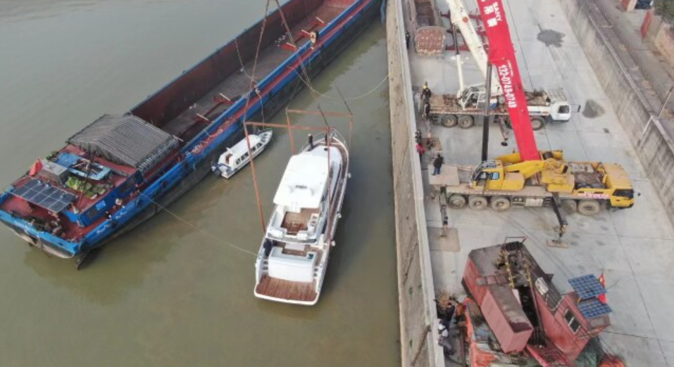 “湖南造”游艇启运迪拜 沅江船企订单已排至今年年中
