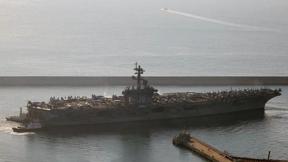 四处点火！美三艘核航母又集结朝鲜半岛附近海域