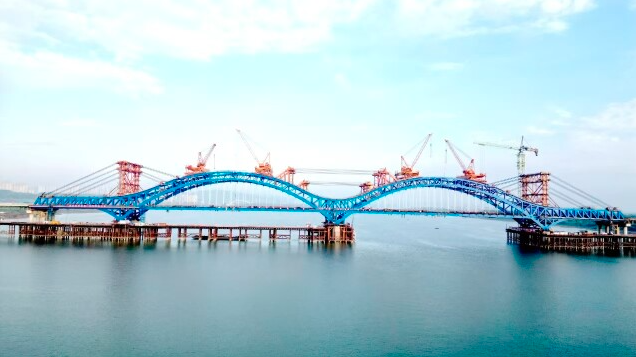 长沙暮坪湘江特大桥合龙！
